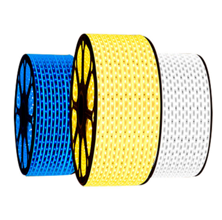 110v 220v SMD 5050 Lâmpadas monocolor RGB LED 50m/rolo 100m/rolo Peso do produto kg 4
