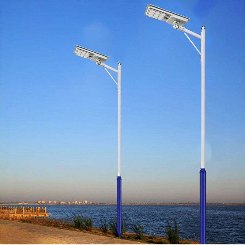 Luzes de rua LED solares de longa duração e à prova d'água para instalação externa simples