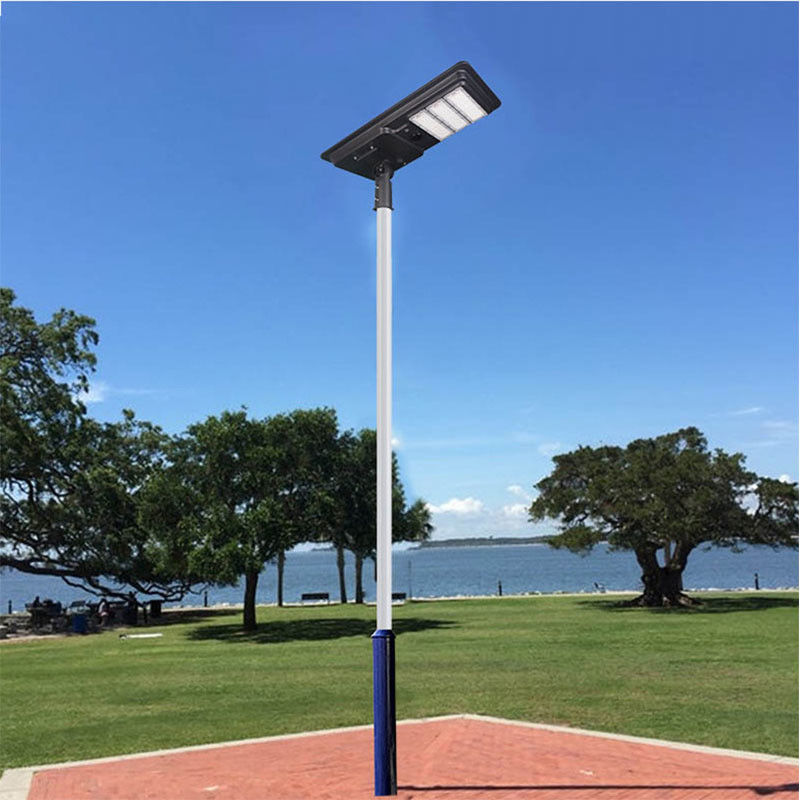 Luzes de rua LED solares de longa duração e à prova d'água para instalação externa simples