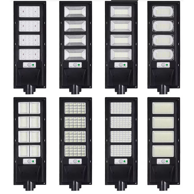Luzes de rua LED solares de longa duração e à prova d'água para instalação externa simples