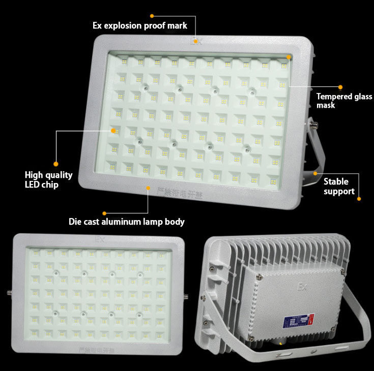 Alerta de luz do dia 6000K LED projétil para soluções de iluminação Serviço e 200W SMD Chip