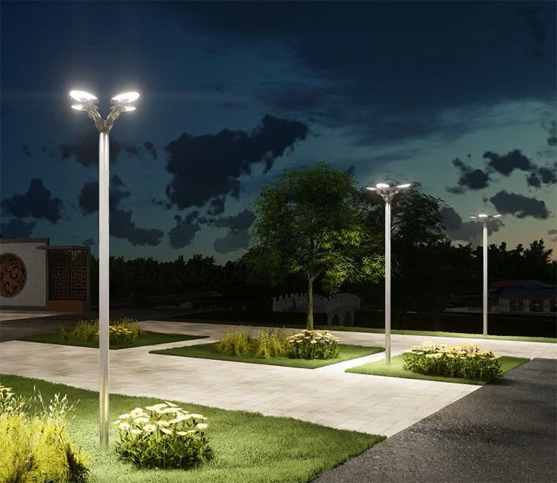 Iluminação de jardim Iluminação de pólo alto 2,5-3,5m 40-60W LED Iluminação solar de rua Peso do produto 23kg