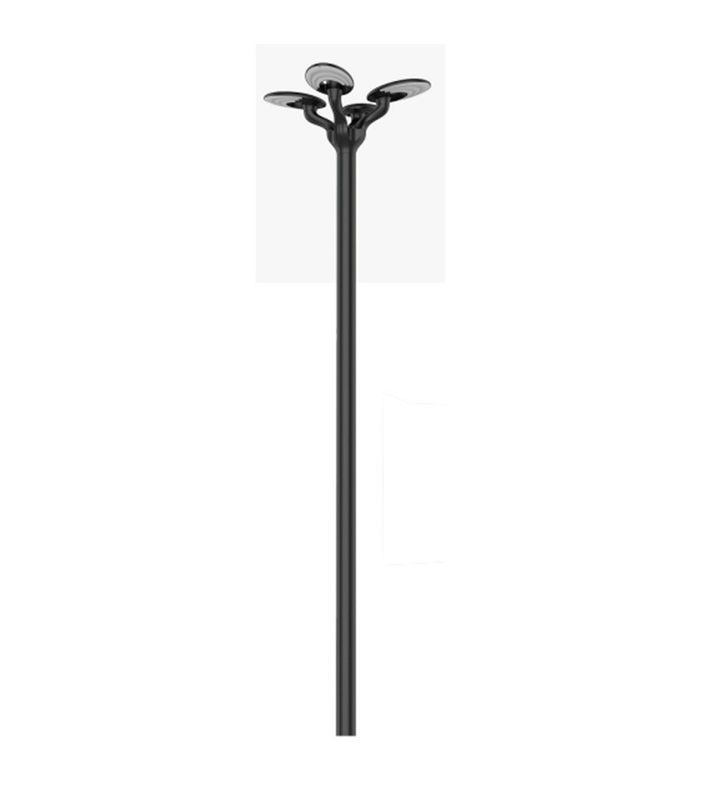 Iluminação de jardim Iluminação de pólo alto 2,5-3,5m 40-60W LED Iluminação solar de rua Peso do produto 23kg